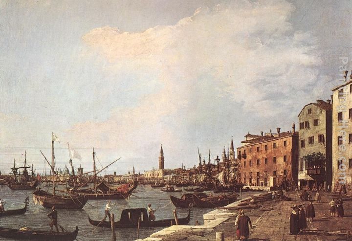 Canaletto Riva degli Schiavoni - west side